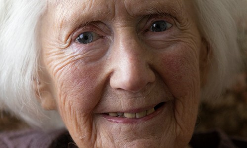 Terry, an Age UK storyteller, smiling